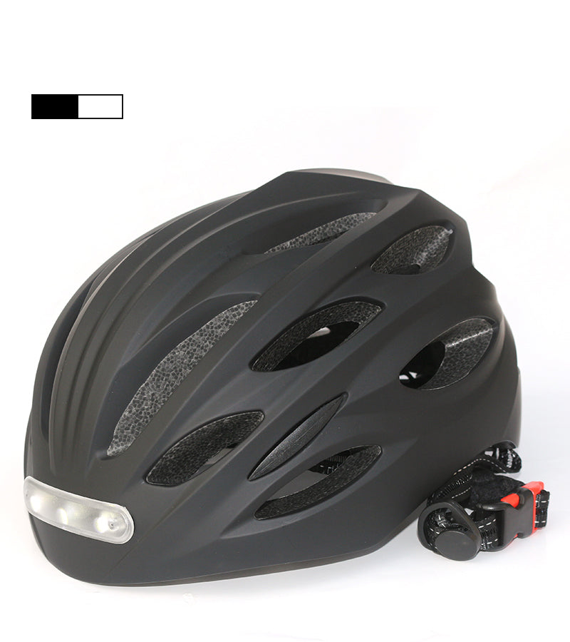 NEW Bicycle Helmet LED Light Rechargeable Intergrally-Mold Cycling Helmet