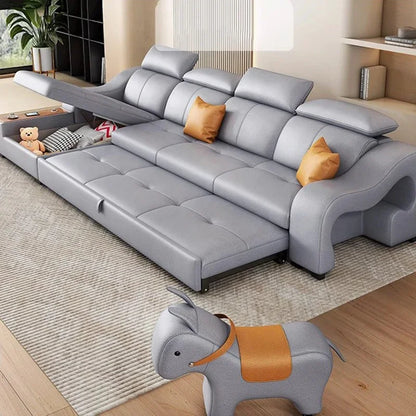 Large New Arrival Sofa Nordic Foldable Storage Floor Folding Living Room Sofa