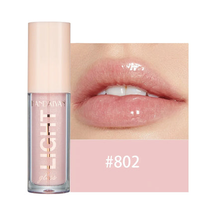 12 Colors Mirror Pearl Lip Gloss Waterproof Long Lasting Moisturizing Lipstick