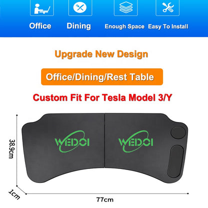 Car Steering Wheel Laptop Tray for Tesla Model 3/Y Accessories Steering Wheel