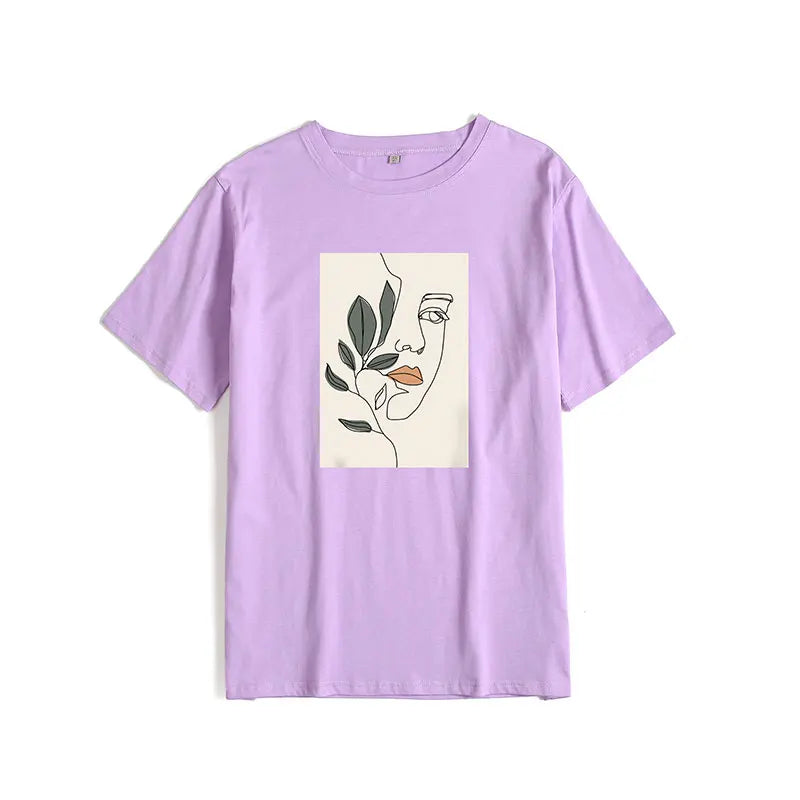 WYWM Summer Casual Harajuku Woman Tshirts