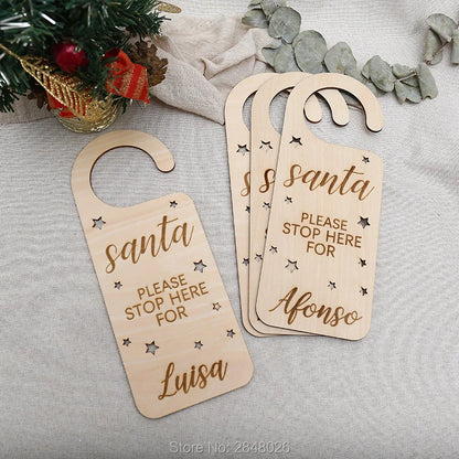 Personalized Wooden Door Hanger,Christmas  Ornament,Christmas Gift