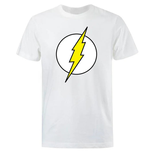 The BIG BANG Theory T-Shirt the Lightning Print Men T Shirts Hot Sale Casual Tee