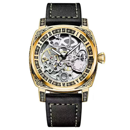 Authentic Brand Carved Watches Fully Automatic Men Watches