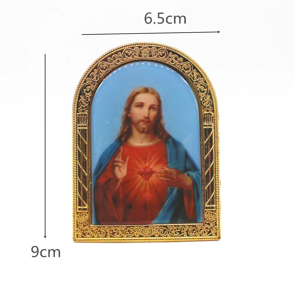 Jesus Cross Icons Orthodox the Heart of Christ Catholic Relic Church Utensils