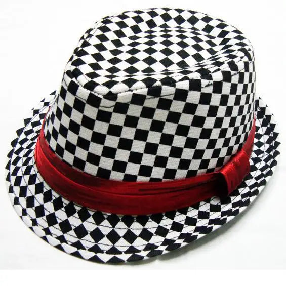 2022 Retail Solid Fashion Boys Fedora Top Hats for Kids Fedoras Baby Cap Dicer