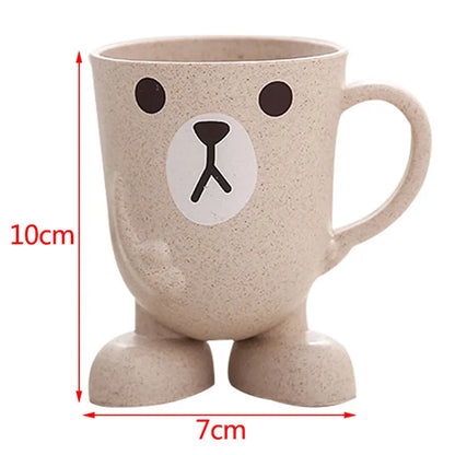 Cute Cat Mouthwash Cup Toothbrush Cup Home Travel Cartoon Thickened Wash Cup