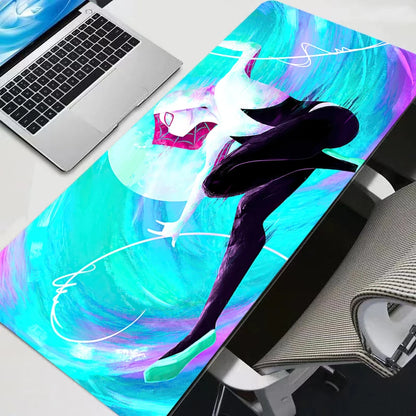 Marvel Sexy Girl Anime Mouse Pad Computer Spider-Man Gwen Gamer Mousepad Laptop