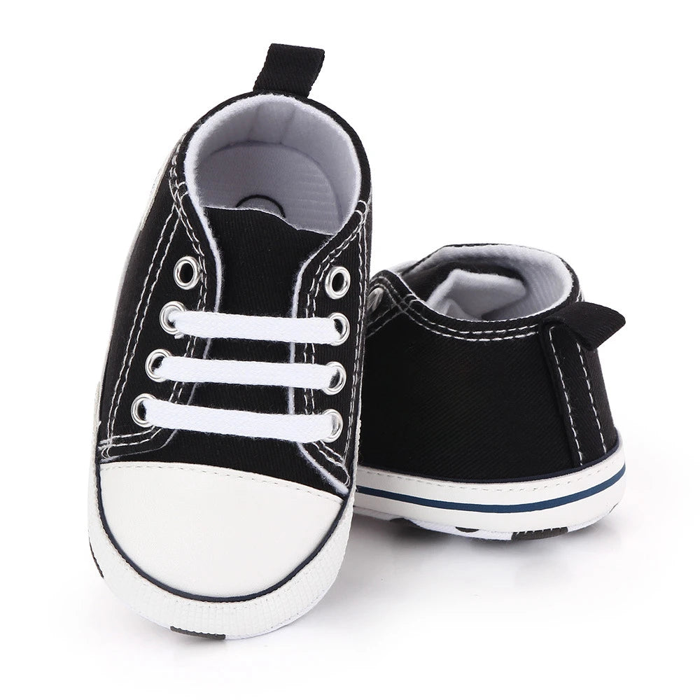 Baby Canvas Classic Sports Sneakers Newborn Baby Boys Girls