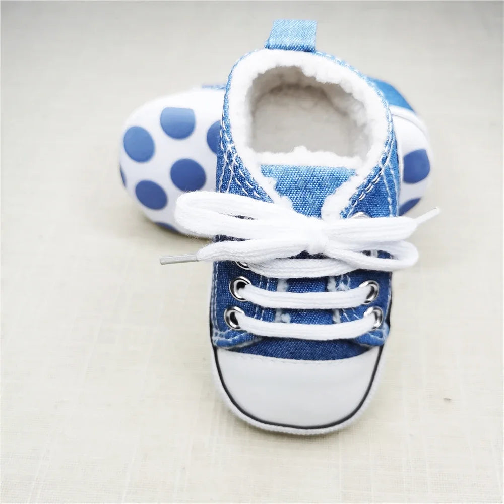 Newborn Five-Pointed Star Canvas Shoes Baby Shoe