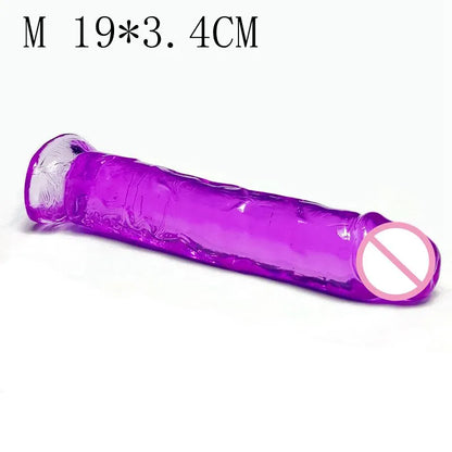 Realistic Dildo With Suction Cup Huge Jelly Dildos Sex Toys for Woman Men