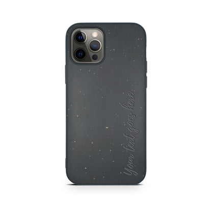 Biodegradable Personalized Phone Case - Black