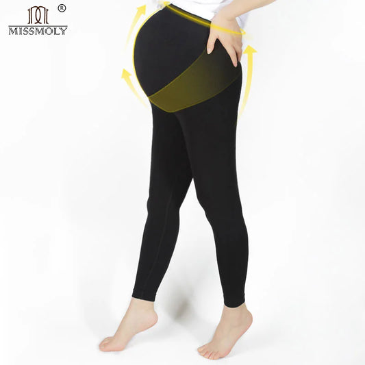 High Waist Maternity Leggings Pregnant Waist Belly Support Legging Women