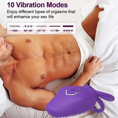 Penis Ring Sexual Intercourse Ring Vibrator Delay Premature Ejaculation Male