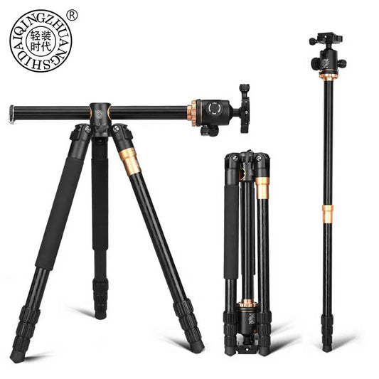 QZSD Q999H Aluminium Alloy Camera Tripod  Video Monopod Professional Extendable