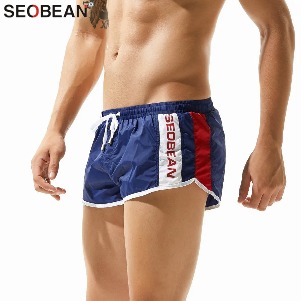 SEOBEAN Shorts Mens Bermuda Beach Men Shorts Male Brand Board Shorts Men's Short