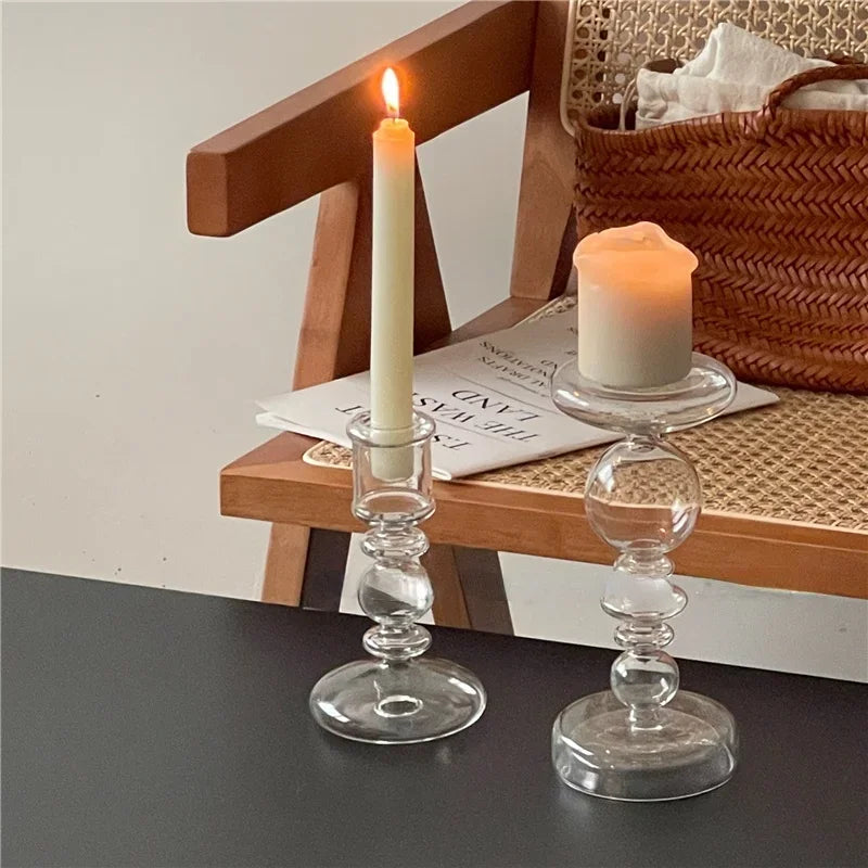 Candle Holders Home Decor Wedding Decoration Table Centerpieces Candle Glass