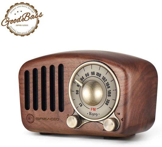 Gift for Christmas High Quality Retro BT Speaker Vintage Radio Christmas Gift