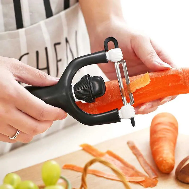 Creative Plastic Characters Peeler Fruit Vegetable Potato Chaplin Cutter Knife