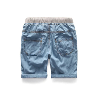 Boys Summer Jeans Shorts Children Cowboy Shorts  Cotton Short Pants 2021 Casual