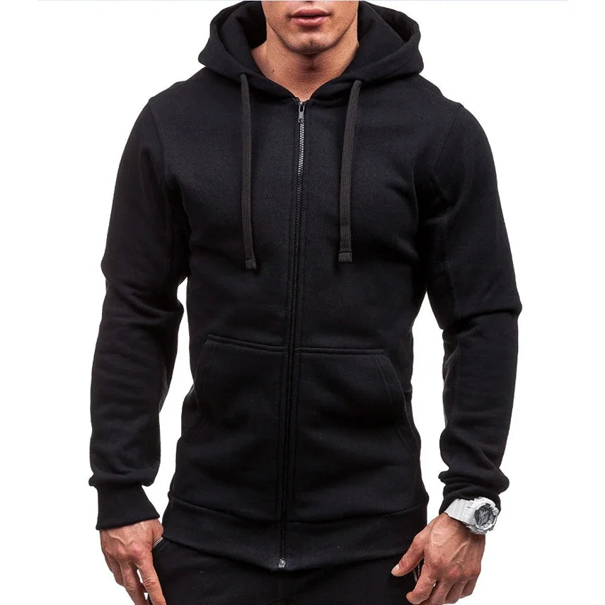 MRMT 2024 News Hoodies Sweatshirts Zipper Hoodie Men Sweatshirt Solid Color Man