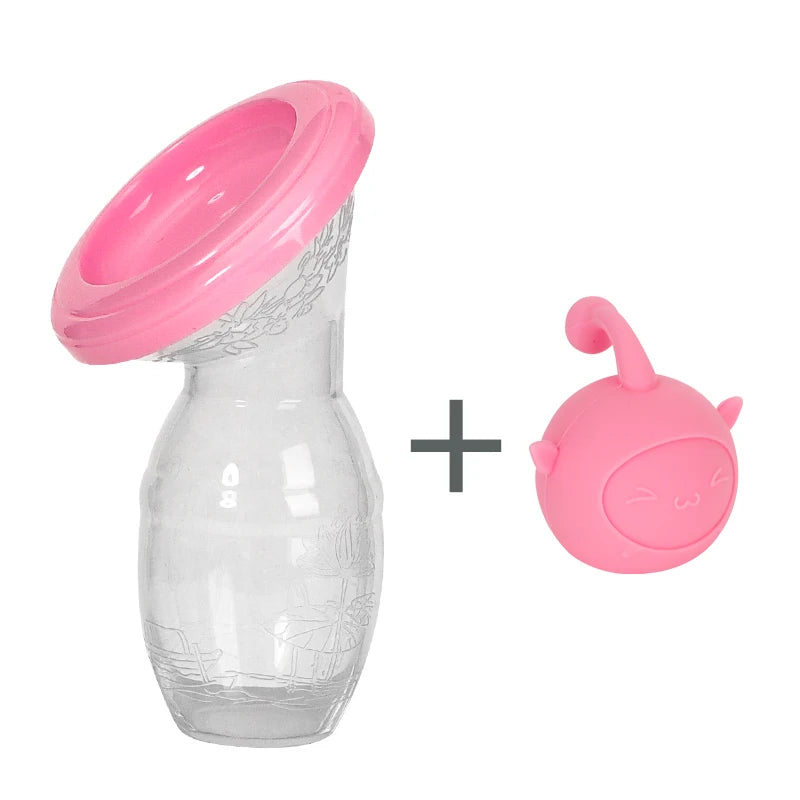 5/10Pcs Baby Feeding Manual Breast Pump 100% Food Grade Silicone Collector