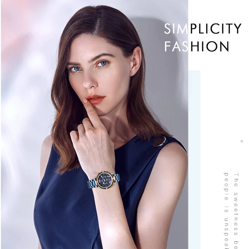 REWARD Luxury Fashion Women Watches Waterproof Casual Quartz Ladys