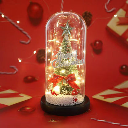 New Christmas Gifts  Mini Artificial Christmas Tree With LED Light Covered