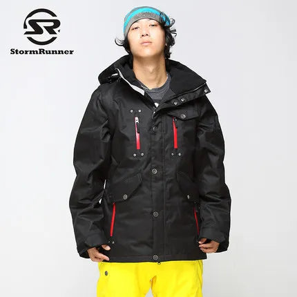 StormRunner-Ski Jackets for Men, Snowboarding Jackets, Snow Coat, Breathable