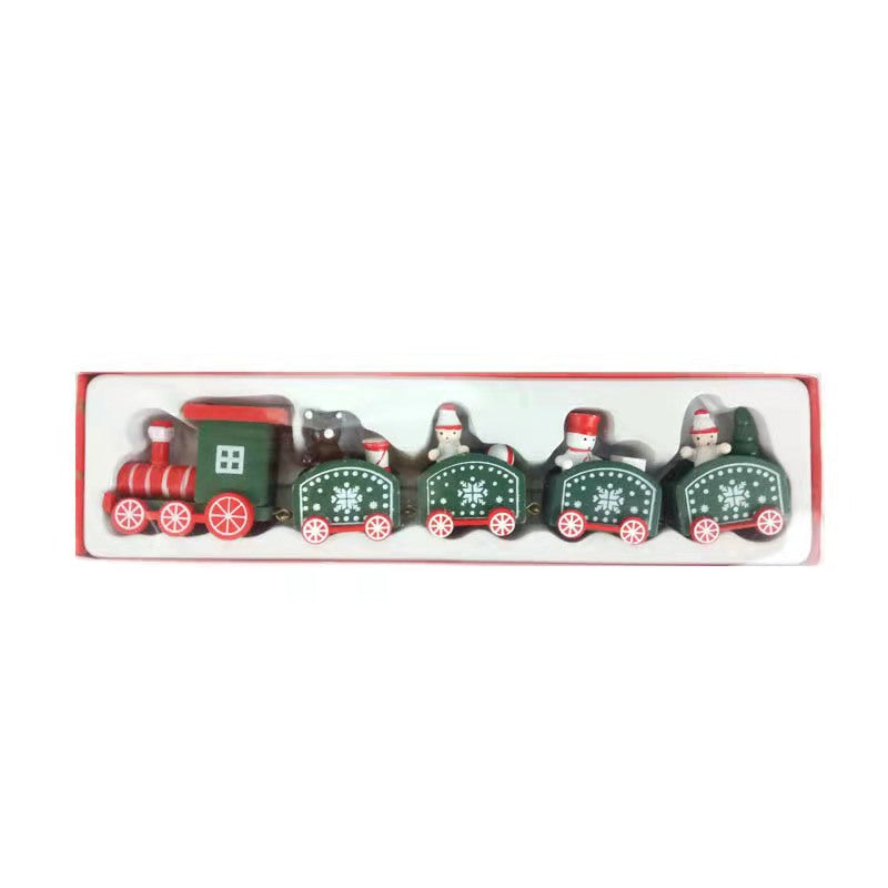 Sets Baubles Wooden Presents Christmas Toys Train Ornaments From Christmas Gifts