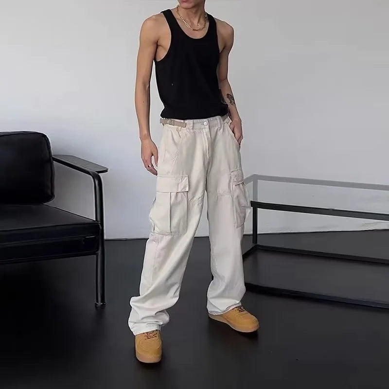 2024 Six Pocket Mens Outdoor Pant Nylon Hip Hop Baggy Pants