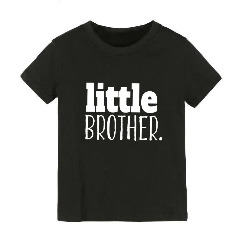 T-Shirts Big Brother&Little Brother Kids T-Shirt Birthday Shirts