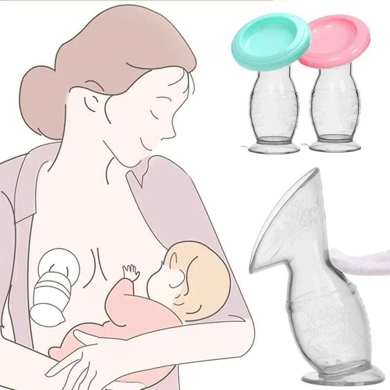 Manual Breast Pump Partner Breast Collector Breast Milk Silicone Pumps BPA Free