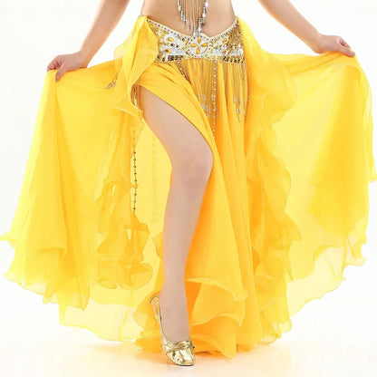 New Belly Dancing Clothing Long Maxi Skirts Women Sexy Belly Dance Skirt