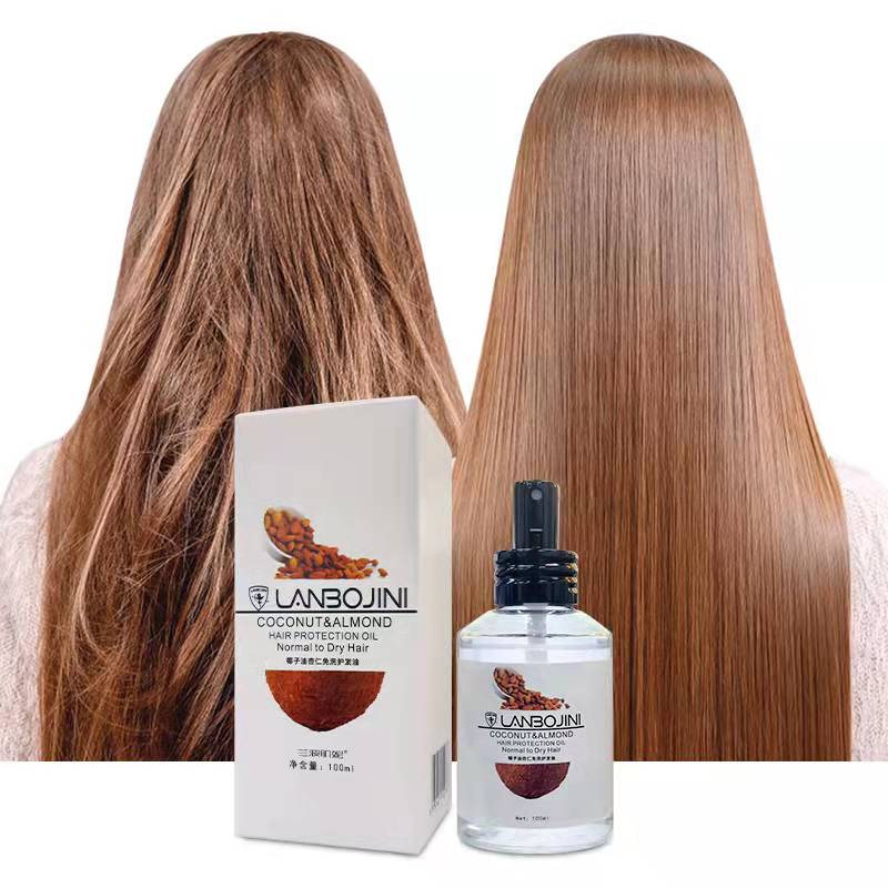 Private Label Coconut Almond Hair Care Protection Oil Best  Hair Treatment