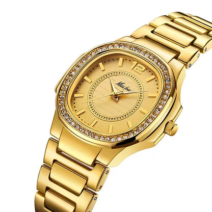 Dropshipping New 2020 Hot Selling Wrist Watches for Women Stainless Steel Gold