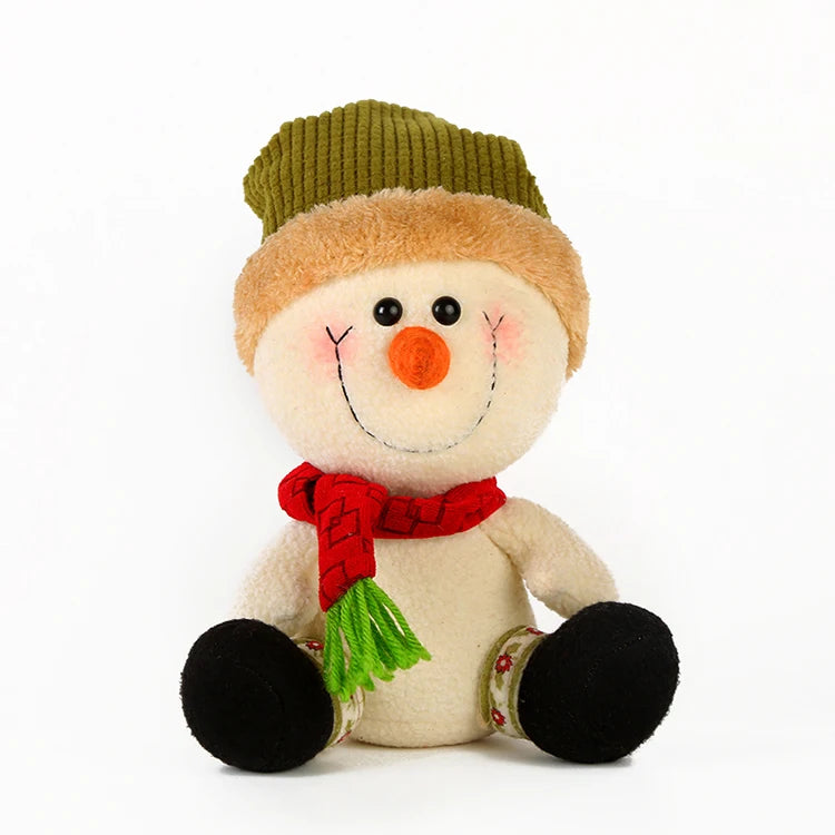 Hot Christmas Decoration Kids Toys Elk Snowman Doll