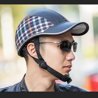 Motorcycle Helmet Baseball Cap Men Wome Scooter Moto Electric Bicycle Scooter