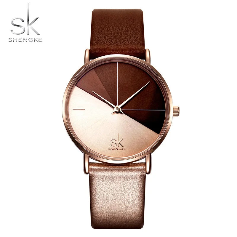 Shengke Original Design Woman Watches Creative Fashion Womens Quartz