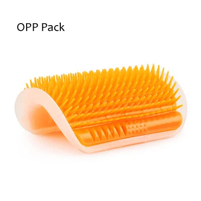 Corner Pet Brush Comb Play Cat Toy Plastic Scratch Bristles Arch Massager