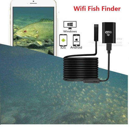 Portable Wifi Fishing Finder Inspection HD Night Vision Camera 10m Cable