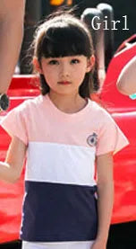 Family Clothing Outfits Fashion Striped Summer Short Sleeve T-Shirt Matching