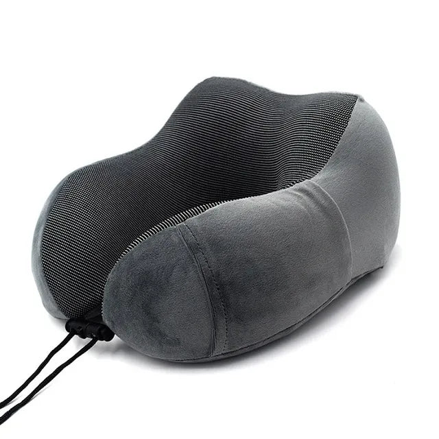 U Shaped Memory Foam Neck Pillows Soft Travel Pillow Massage Neck Pillow