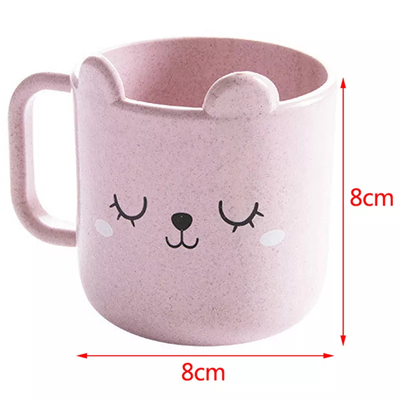 Cute Cat Mouthwash Cup Toothbrush Cup Home Travel Cartoon Thickened Wash Cup