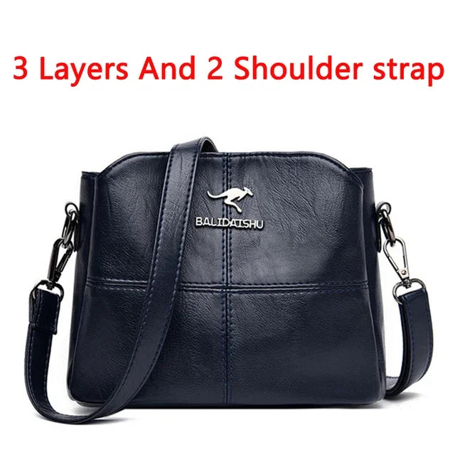 Women Embroidery Tote Bag High Quality Leather Ladies Handbags