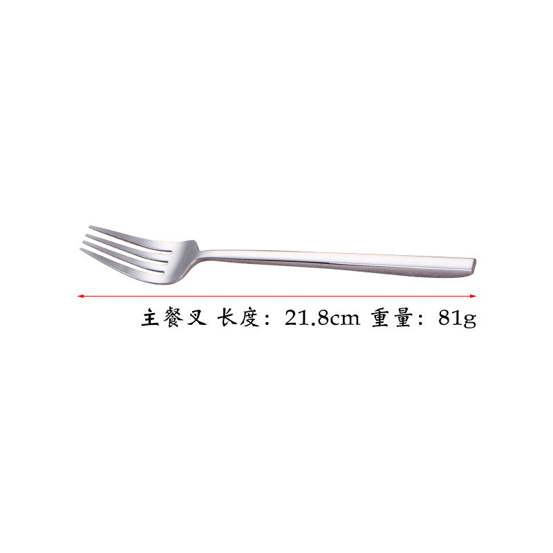 Polished Cutlery Set Modern Silverware Set 18/10 Stainless Steel Tableware