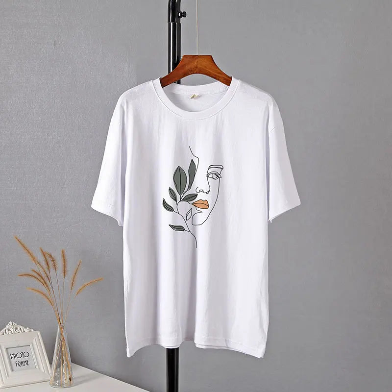 WYWM Summer Casual Harajuku Woman Tshirts