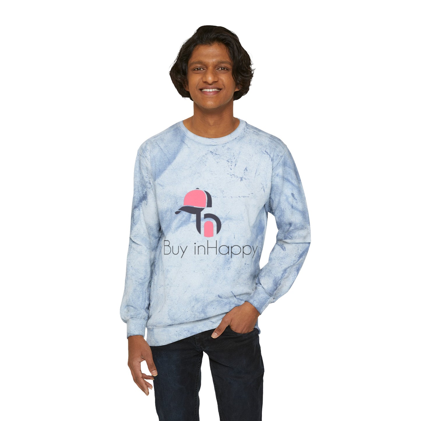 Unisex Color Blast Crewneck Sweatshirt