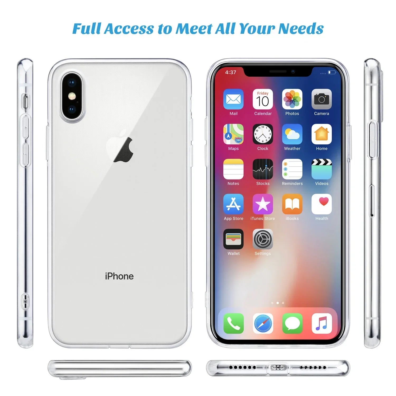 For iPhone 15 14 13 12 11 Pro Max X XR XS Max 678 Plus SE Cover Support