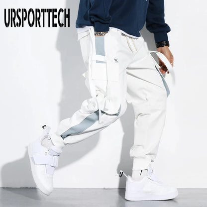 Streetwear Pockets Boys Men's Jogger Pants Hip Hop Sweatpants Joggers Trousers